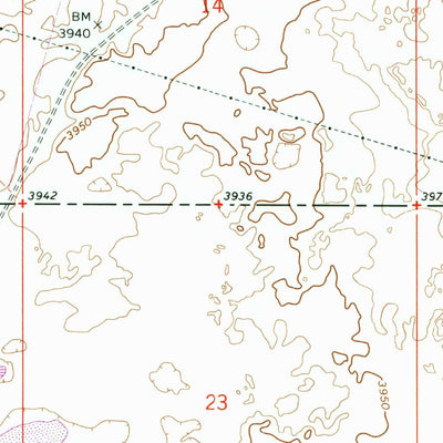 United States Geological Survey Shoshone SE, ID (1971, 24000-Scale) digital map
