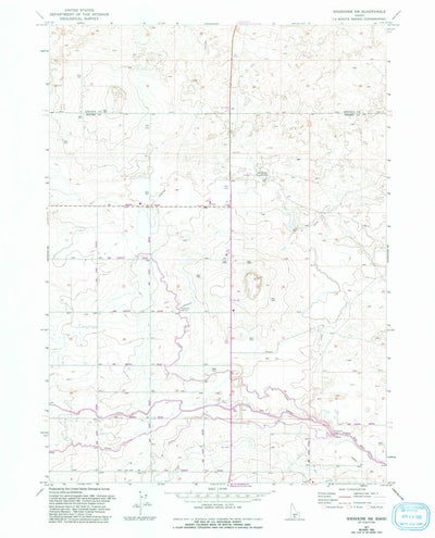 United States Geological Survey Shoshone SW, ID (1971, 24000-Scale) digital map