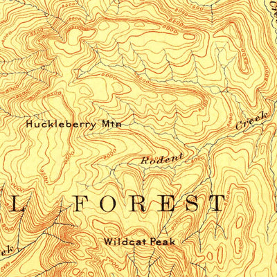 United States Geological Survey Shoshone, WY (1911, 125000-Scale) digital map