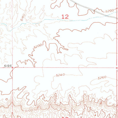 United States Geological Survey Shoshoni, WY (1951, 24000-Scale) digital map