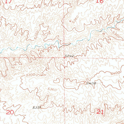 United States Geological Survey Shoshoni, WY (1951, 24000-Scale) digital map