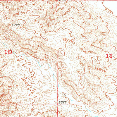 United States Geological Survey Shotgun Butte, WY (1950, 24000-Scale) digital map