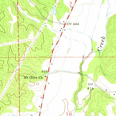 United States Geological Survey Shottsville, AL-MS (1967, 24000-Scale) digital map