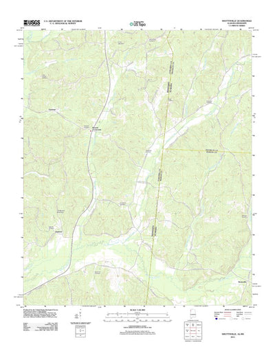 United States Geological Survey Shottsville, AL-MS (2011, 24000-Scale) digital map