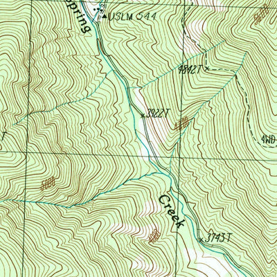 United States Geological Survey Shoup, ID-MT (1991, 24000-Scale) digital map