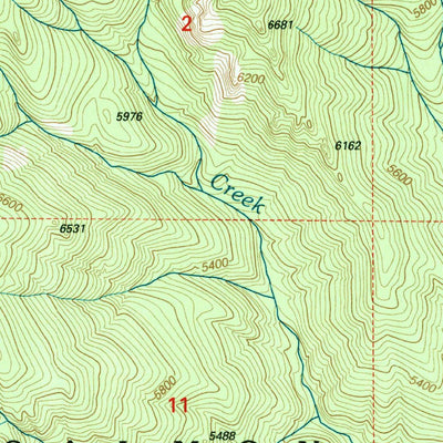 United States Geological Survey Shoup, ID-MT (1998, 24000-Scale) digital map