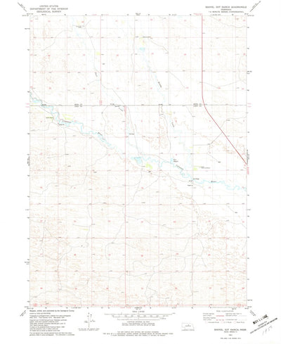 United States Geological Survey Shovel Dot Ranch, NE (1981, 24000-Scale) digital map