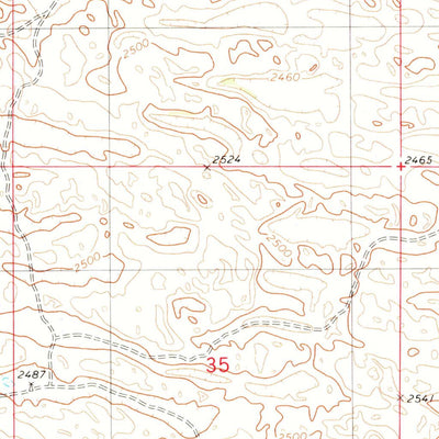 United States Geological Survey Shovel Dot Ranch, NE (1981, 24000-Scale) digital map