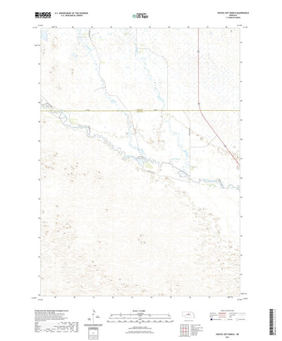 United States Geological Survey Shovel Dot Ranch, NE (2021, 24000-Scale) digital map