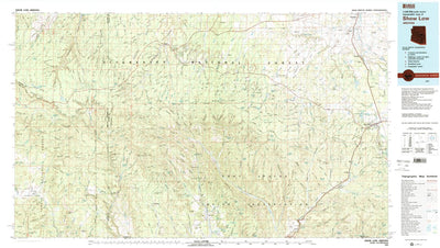 United States Geological Survey Show Low, AZ (1981, 100000-Scale) digital map