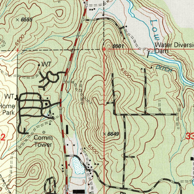 United States Geological Survey Show Low South, AZ (1998, 24000-Scale) digital map