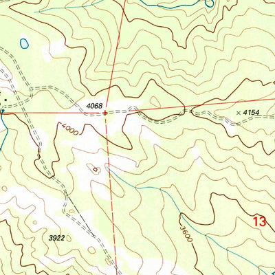 United States Geological Survey Showers Mountain, CA (1997, 24000-Scale) digital map