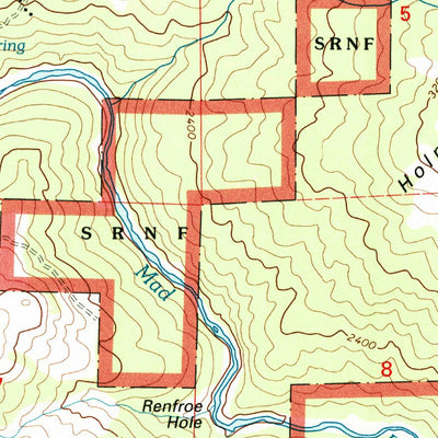 United States Geological Survey Showers Mountain, CA (1997, 24000-Scale) digital map