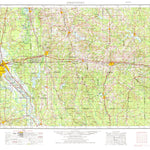 United States Geological Survey Shreveport, LA (1955, 250000-Scale) digital map