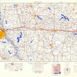 United States Geological Survey Shreveport, LA (1984, 250000-Scale) digital map