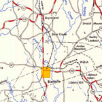 United States Geological Survey Shreveport, LA (1984, 250000-Scale) digital map