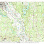 United States Geological Survey Shreveport South, LA (1985, 100000-Scale) digital map