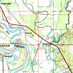 United States Geological Survey Shreveport South, LA (1985, 100000-Scale) digital map