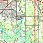 United States Geological Survey Shreveport South, LA (1985, 100000-Scale) digital map