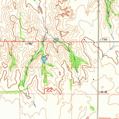 United States Geological Survey Shrewder, OK (1971, 24000-Scale) digital map