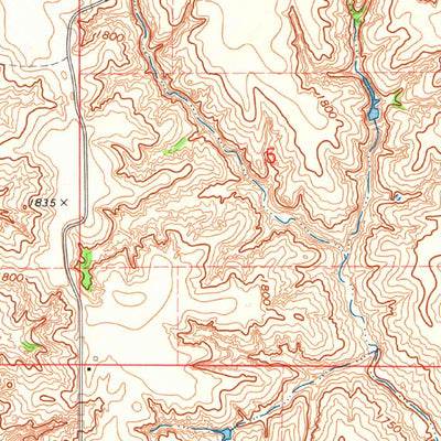United States Geological Survey Shrewder, OK (1971, 24000-Scale) digital map