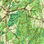 United States Geological Survey Shrewsbury, MA (1943, 31680-Scale) digital map