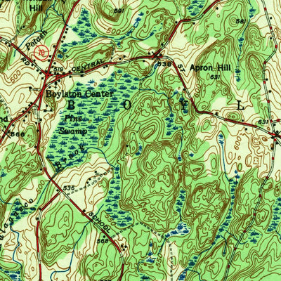 United States Geological Survey Shrewsbury, MA (1943, 31680-Scale) digital map