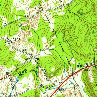 United States Geological Survey Shrewsbury, MA (1953, 24000-Scale) digital map