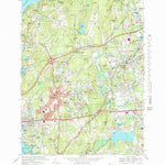 United States Geological Survey Shrewsbury, MA (1969, 24000-Scale) digital map