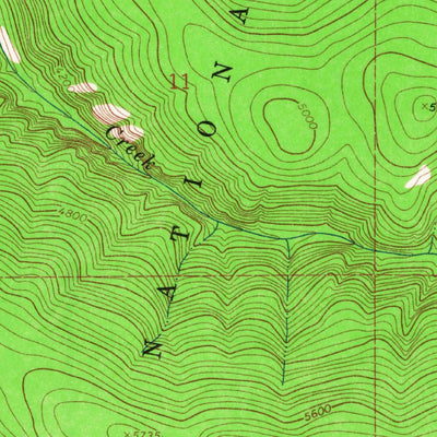 United States Geological Survey Shroder Creek, MT (1964, 24000-Scale) digital map