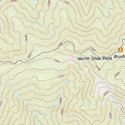 United States Geological Survey Shubrick Peak, CA (2021, 24000-Scale) digital map