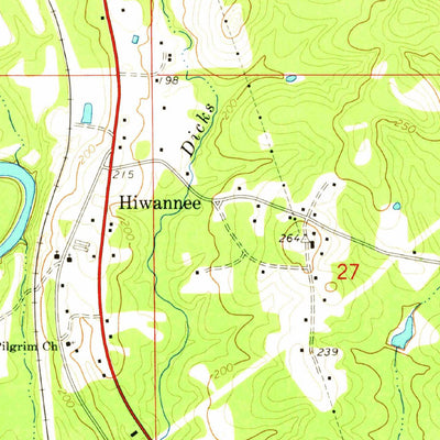 United States Geological Survey Shubuta, MS (1964, 24000-Scale) digital map