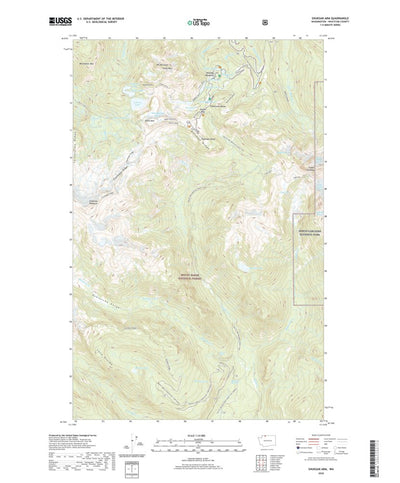 United States Geological Survey Shuksan Arm, WA (2020, 24000-Scale) digital map