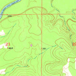 United States Geological Survey Shults, OK (1950, 24000-Scale) digital map