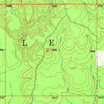 United States Geological Survey Shults, OK (1950, 24000-Scale) digital map
