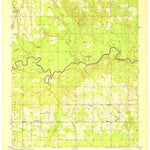 United States Geological Survey Shults, OK (1951, 24000-Scale) digital map