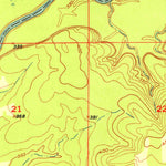 United States Geological Survey Shults, OK (1951, 24000-Scale) digital map