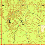 United States Geological Survey Shults, OK (1951, 24000-Scale) digital map