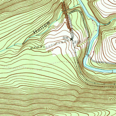 United States Geological Survey Shumans, PA (1955, 24000-Scale) digital map