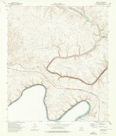 United States Geological Survey Shumla, TX (1973, 24000-Scale) digital map