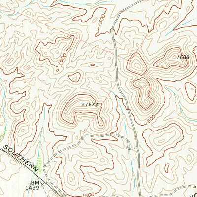 United States Geological Survey Shumla, TX (1973, 24000-Scale) digital map