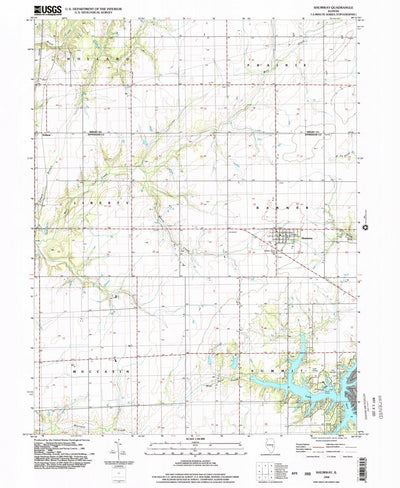 United States Geological Survey Shumway, IL (1998, 24000-Scale) digital map