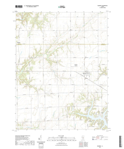 United States Geological Survey Shumway, IL (2021, 24000-Scale) digital map
