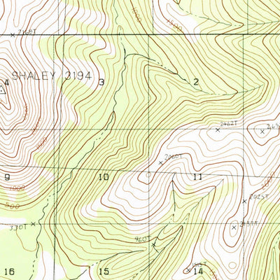 United States Geological Survey Shungnak A-1, AK (1985, 63360-Scale) digital map