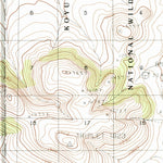 United States Geological Survey Shungnak B-5, AK (1985, 63360-Scale) digital map