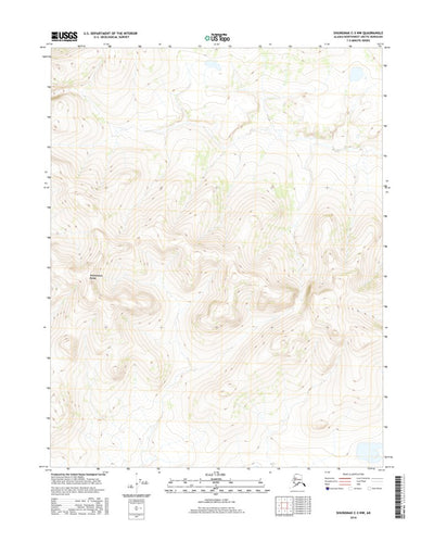 United States Geological Survey Shungnak C-3 NW, AK (2016, 25000-Scale) digital map