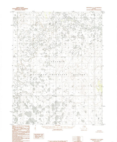 United States Geological Survey Shungnak C-6, AK (1985, 63360-Scale) digital map