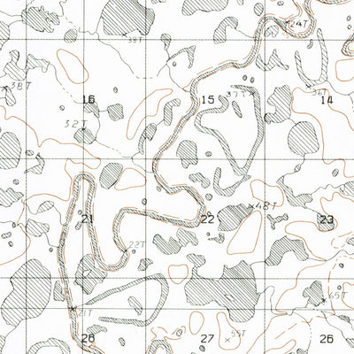 United States Geological Survey Shungnak C-6, AK (1985, 63360-Scale) digital map