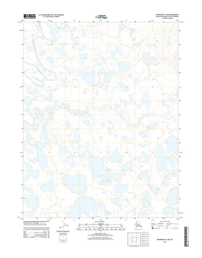 United States Geological Survey Shungnak C-6 SW, AK (2015, 25000-Scale) digital map