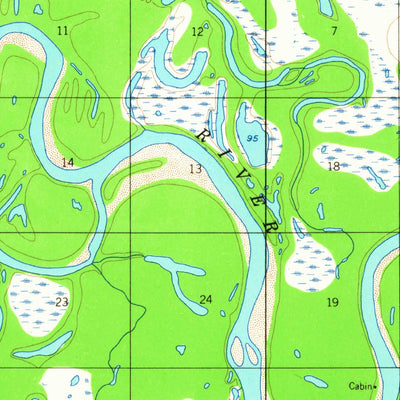 United States Geological Survey Shungnak D-3, AK (1955, 63360-Scale) digital map